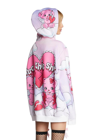 Sick Of Love Zip-Up Hoodie