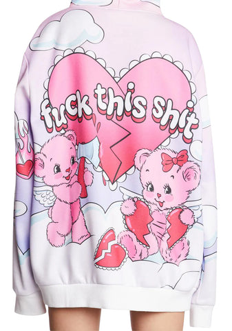 Sick Of Love Zip-Up Hoodie