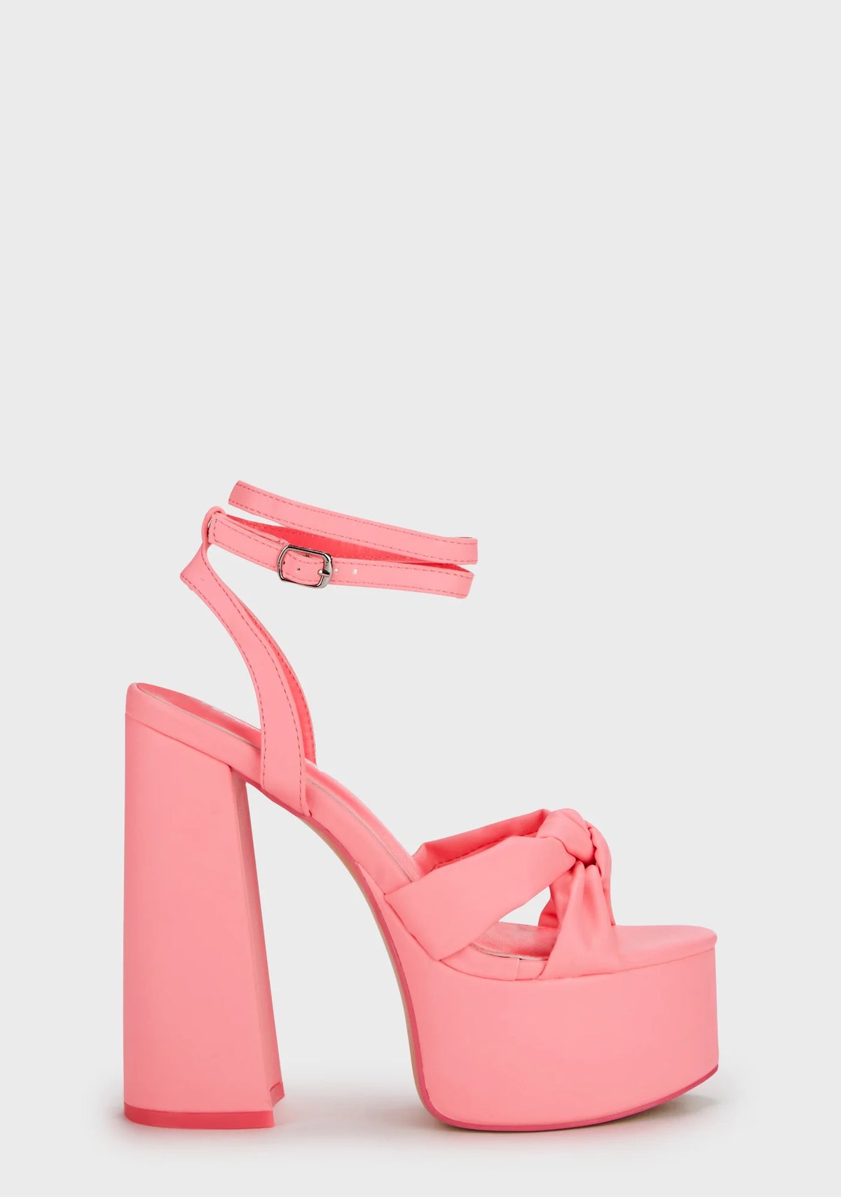 Leo Edition Round Toe Platform Block Heels