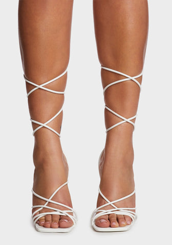 Wide Fit Nyla Lace Up Heels