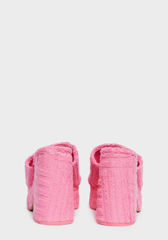 Wavez Block Heels - Pink