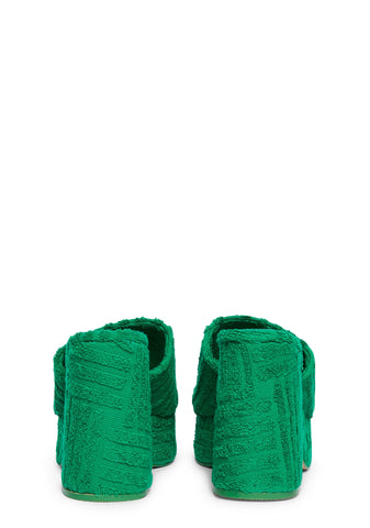 Wavez Block Heels - Green