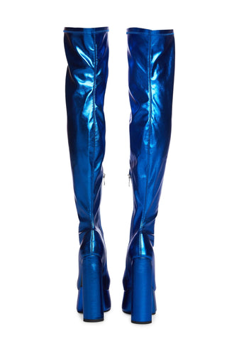 Whisker Thigh High Boots