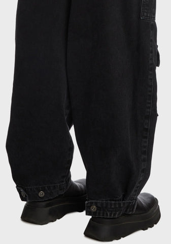 Balloon Cargo Jeans - Charcoal