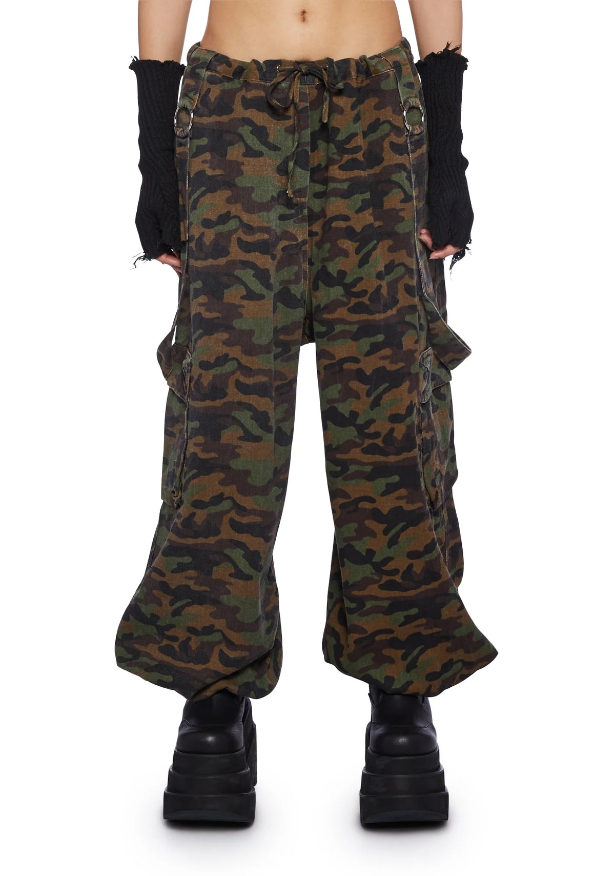 Commander Cameo Parachute Pants