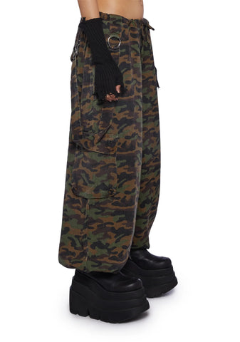 Commander Cameo Parachute Pants