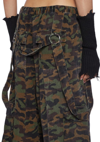 Commander Cameo Parachute Pants