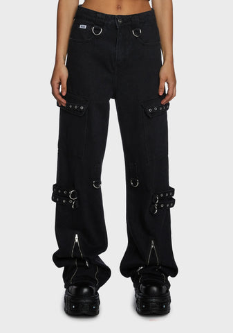 Bondage Hardware Jeans
