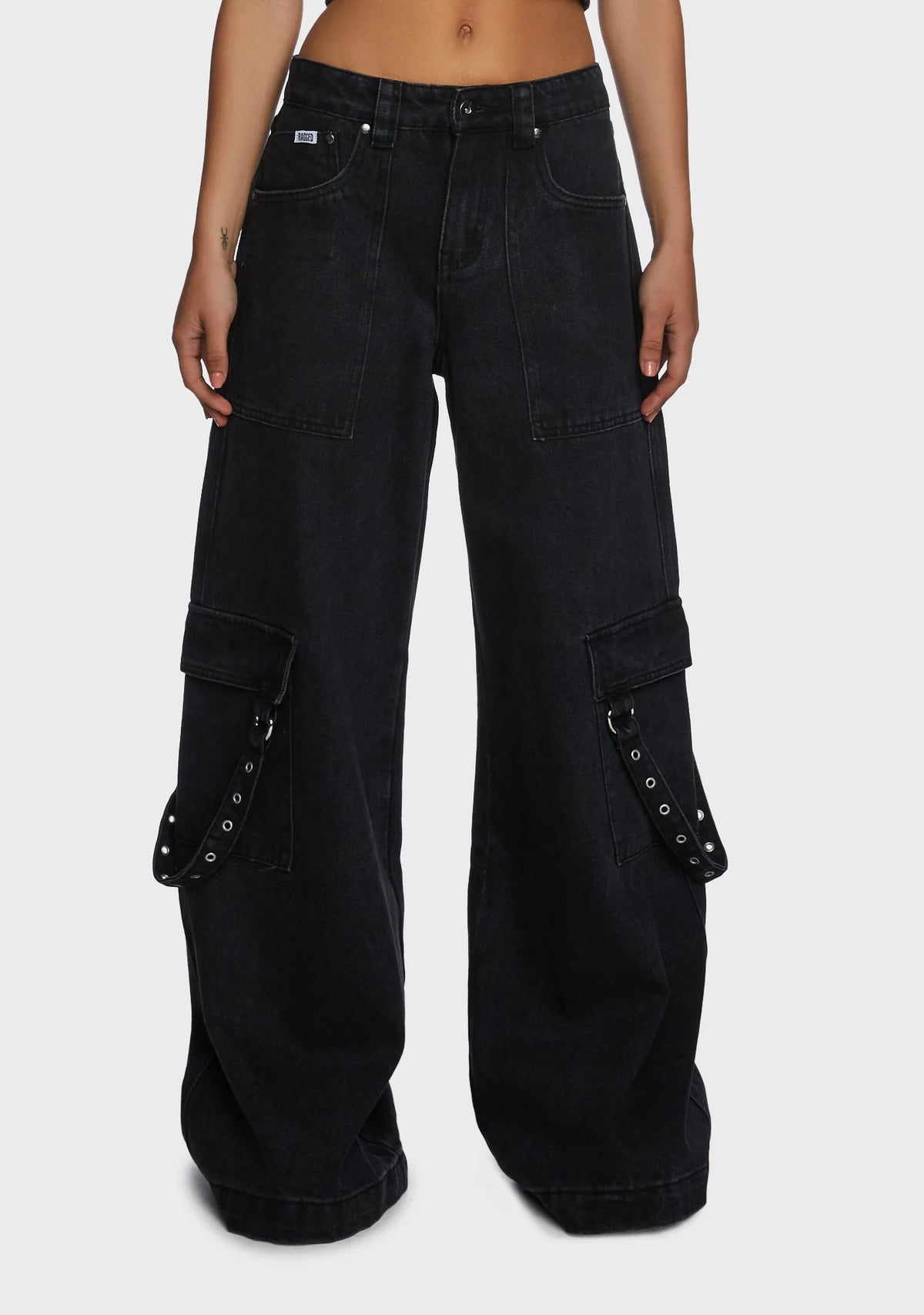 Grime Wide Leg Jeans