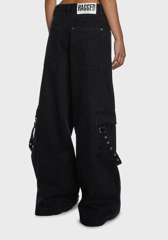 Grime Wide Leg Jeans