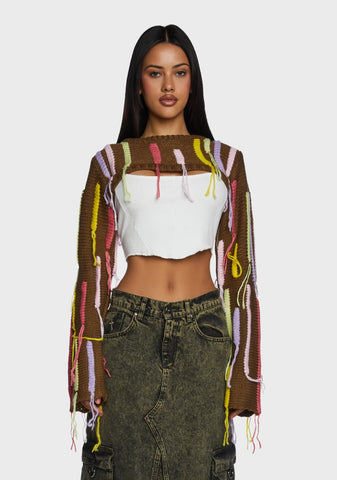 Painter Ultra Cropped Knit Shrug