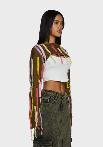 Painter Ultra Cropped Knit Shrug