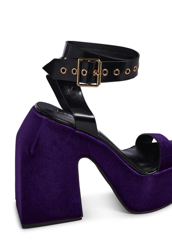 Sharell Platform Heels - Purple
