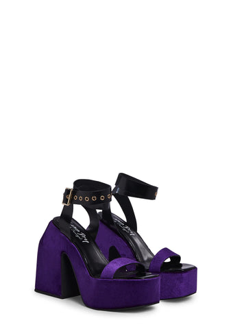 Sharell Platform Heels - Purple