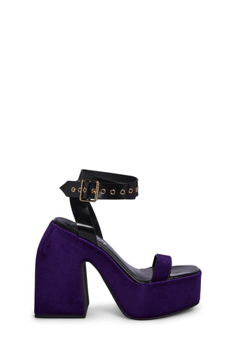 Sharell Platform Heels - Purple