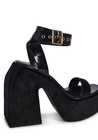 Sharell Platform Heels - Black