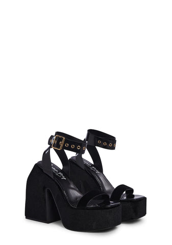 Sharell Platform Heels - Black