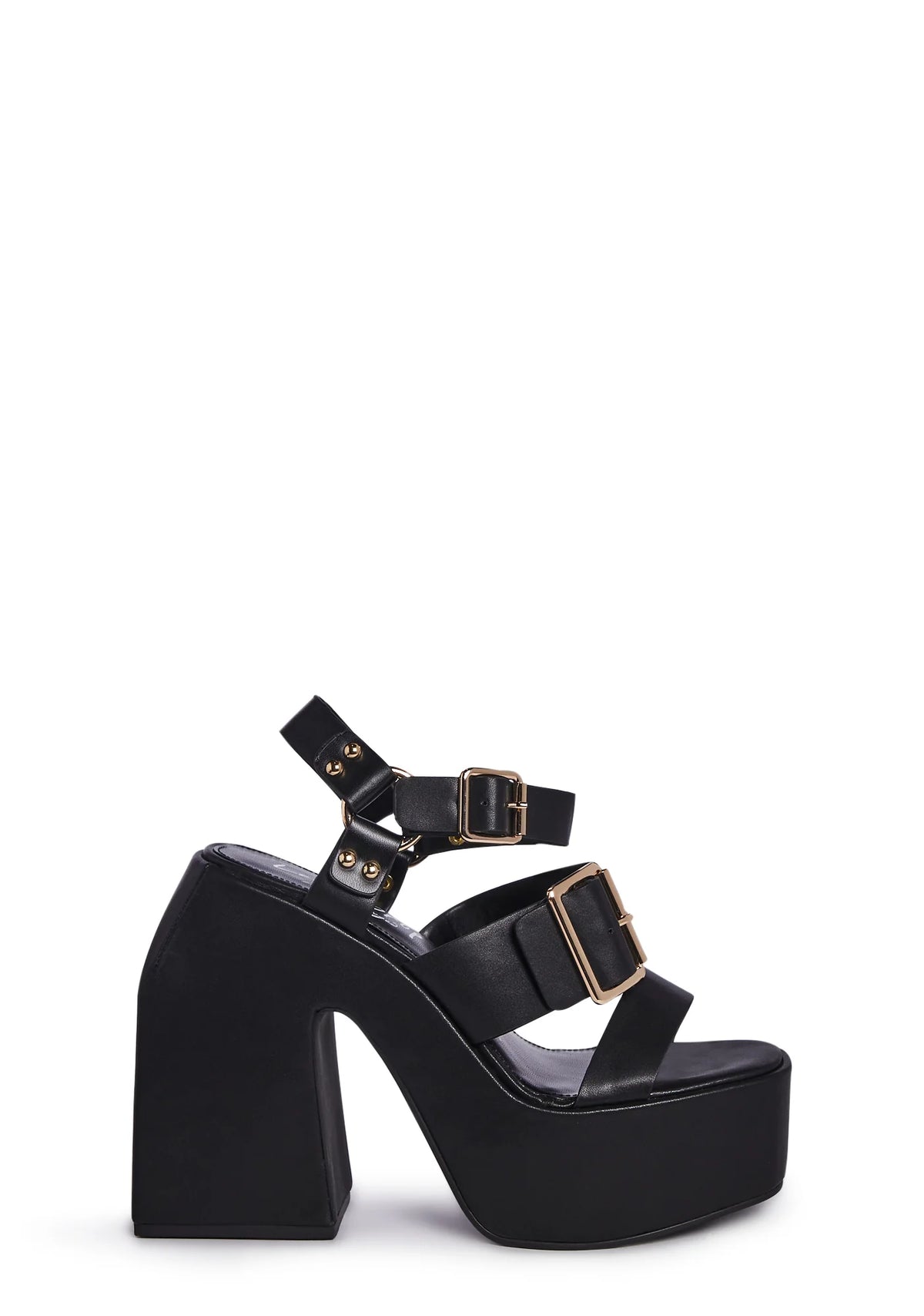 Khali Block Heels - Black