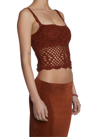 Stitch In Time Crochet Skirt Set