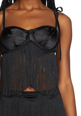 Divine At Dusk Fringe Top