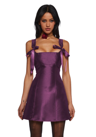Pixie Stardust Mini Dress - Purple