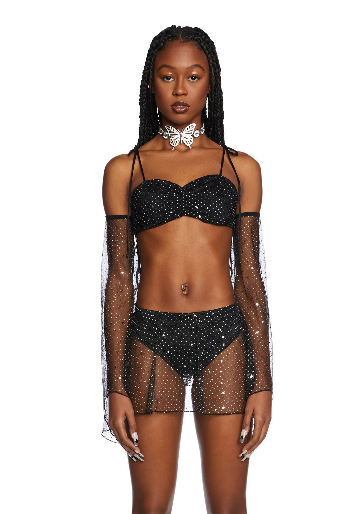 Celestial Queen Top And Gloves Set