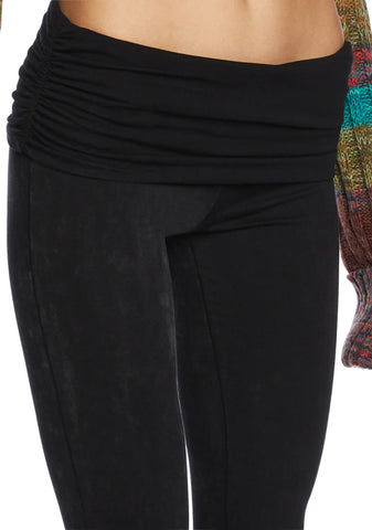 Dew Morning Flare Pants - Black