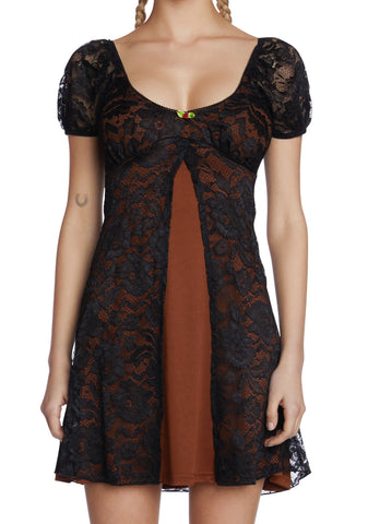 Let Your Hair Down Mini Dress