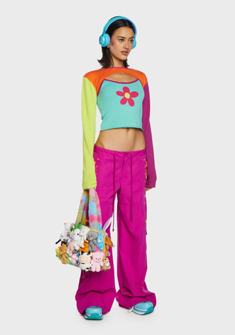 Groovy Attitude Parachute Pants