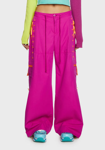 Groovy Attitude Parachute Pants