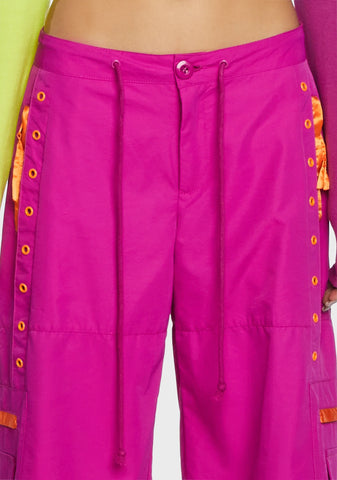 Groovy Attitude Parachute Pants