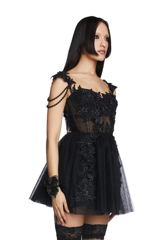 A Posh Evening Mini Dress