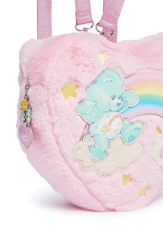 Lotsa Heart Hoodie Backpack - Pink