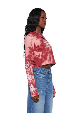 Mystic Sun Waffle Knit Top