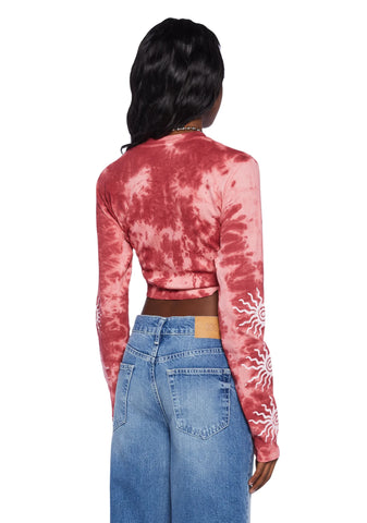 Mystic Sun Waffle Knit Top