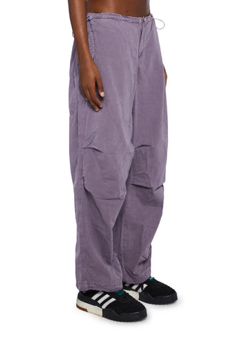 Baggy Cargo Pants - Light Purple