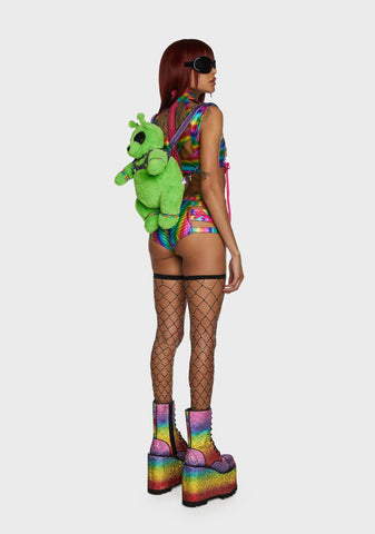 Festival Friend Alien Bear Backpack