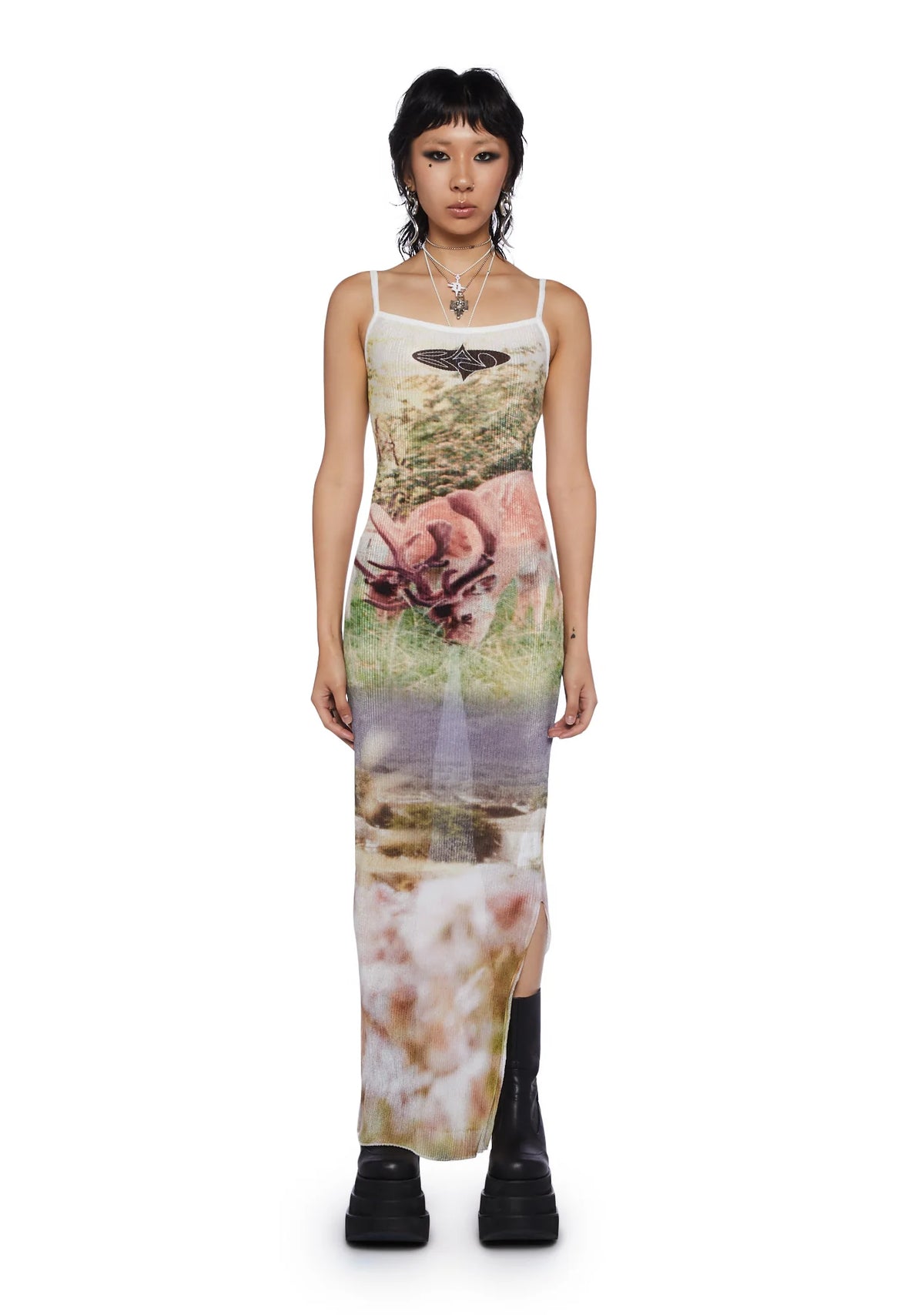 Dear Heaven Plisse Maxi Dress