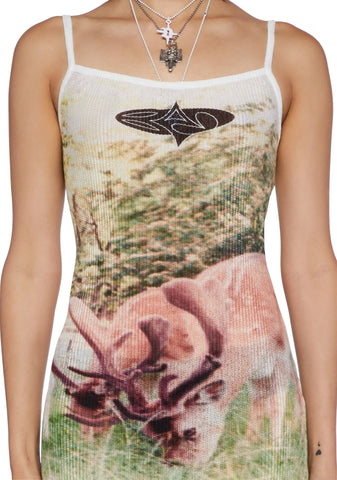 Dear Heaven Plisse Maxi Dress