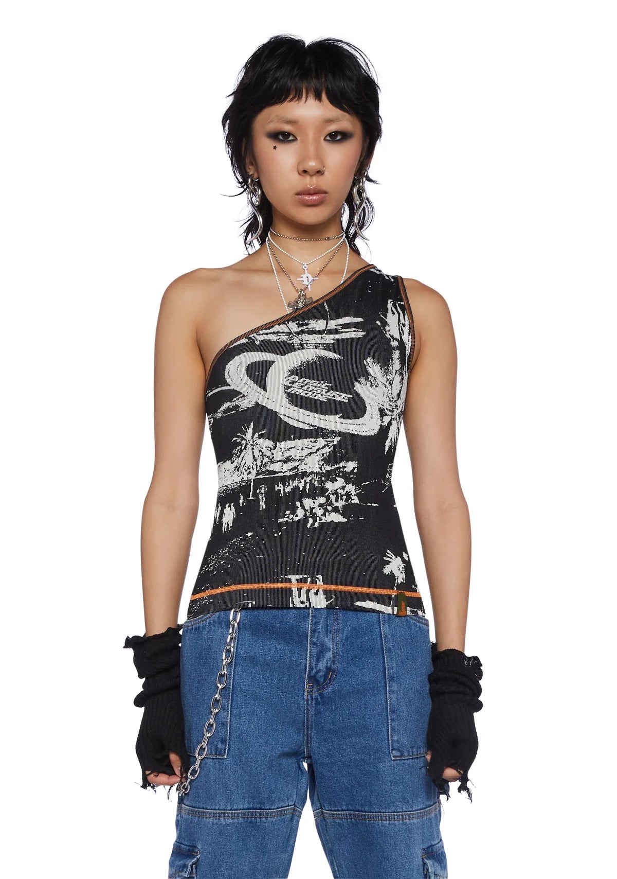 Invasion Asymmetrical Tank Top