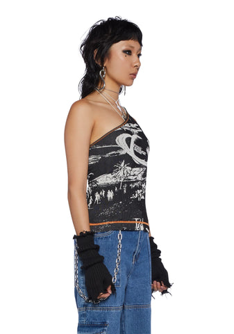 Invasion Asymmetrical Tank Top