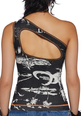 Invasion Asymmetrical Tank Top