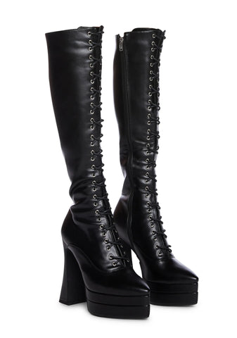 We Move Knee High Boots