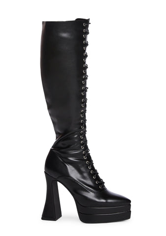 We Move Knee High Boots