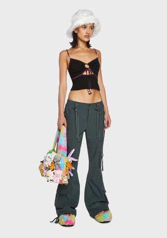 Big Words Cropped Tank