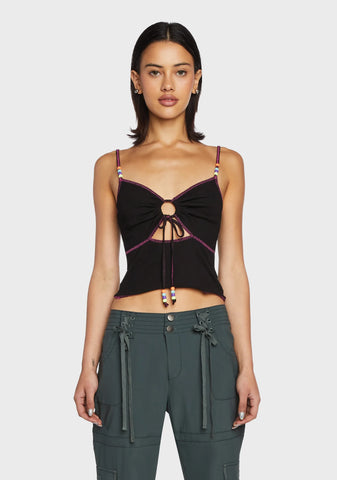 Big Words Cropped Tank