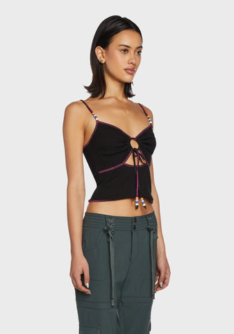 Big Words Cropped Tank