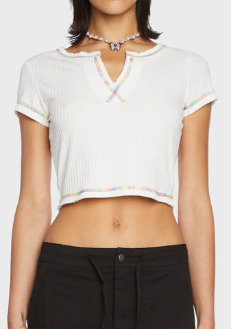 Total Gossip Crop Tee