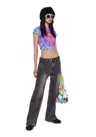 So Misunderstood Dark Wash Carpenter Jeans