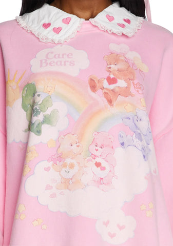 In Good Company Oversized Sweatshirt - Pink